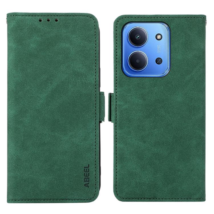 ABEEL Frosted Magnetic RFID Leather Phone Case, For Redmi Note 15 Pro 5G Global 163.6mm, For Redmi 15C 5G / 4G EU 173mm, For Redmi 15 5G Global / 15 4G SEA, For Redmi 15 5G / 4G EU 171mm