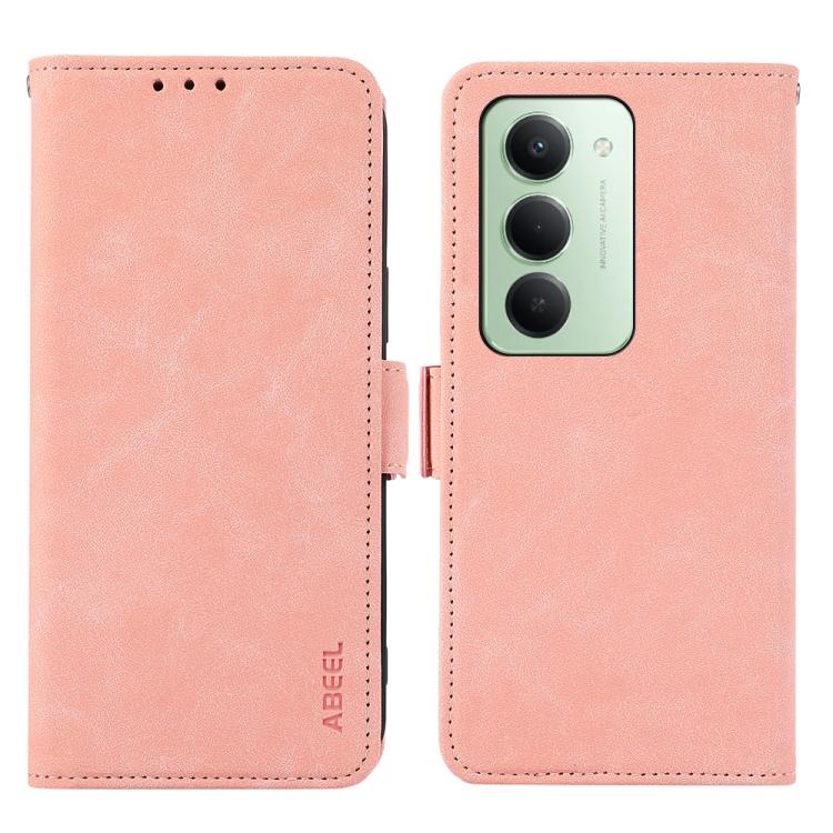 ABEEL Frosted Magnetic RFID Leather Phone Case, For Redmi 15 5G Global / 15 4G SEA, For Redmi 15 5G / 4G EU 171mm, For Redmi 13X, For Redmi A5 4G 173.3mm
