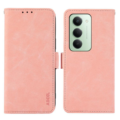 ABEEL Frosted Magnetic RFID Leather Phone Case, For Redmi 15 5G Global / 15 4G SEA, For Redmi 15 5G / 4G EU 171mm, For Redmi 13X, For Redmi A5 4G 173.3mm