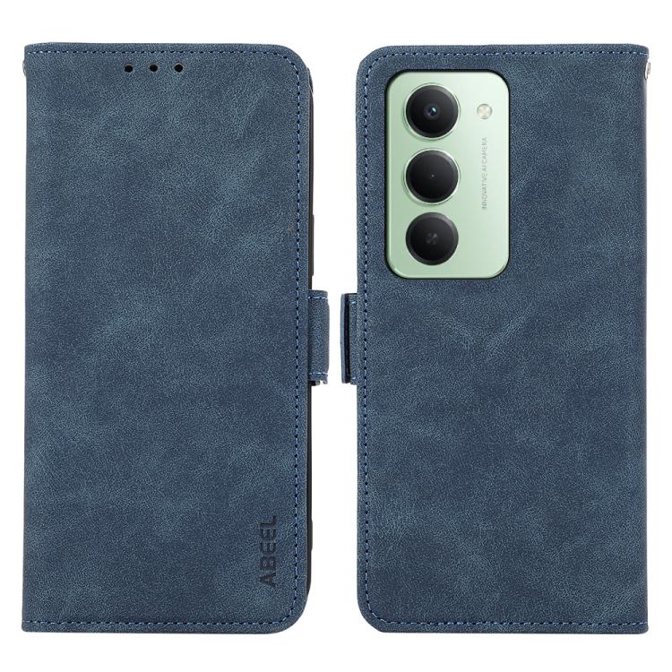 ABEEL Frosted Magnetic RFID Leather Phone Case, For Redmi 15 5G Global / 15 4G SEA, For Redmi 15 5G / 4G EU 171mm, For Redmi 13X, For Redmi A5 4G 173.3mm