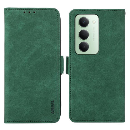ABEEL Frosted Magnetic RFID Leather Phone Case, For Redmi 15 5G Global / 15 4G SEA, For Redmi 15 5G / 4G EU 171mm, For Redmi 13X, For Redmi A5 4G 173.3mm