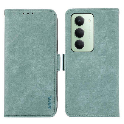 ABEEL Frosted Magnetic RFID Leather Phone Case, For Redmi 15 5G Global / 15 4G SEA, For Redmi 15 5G / 4G EU 171mm, For Redmi 13X, For Redmi A5 4G 173.3mm