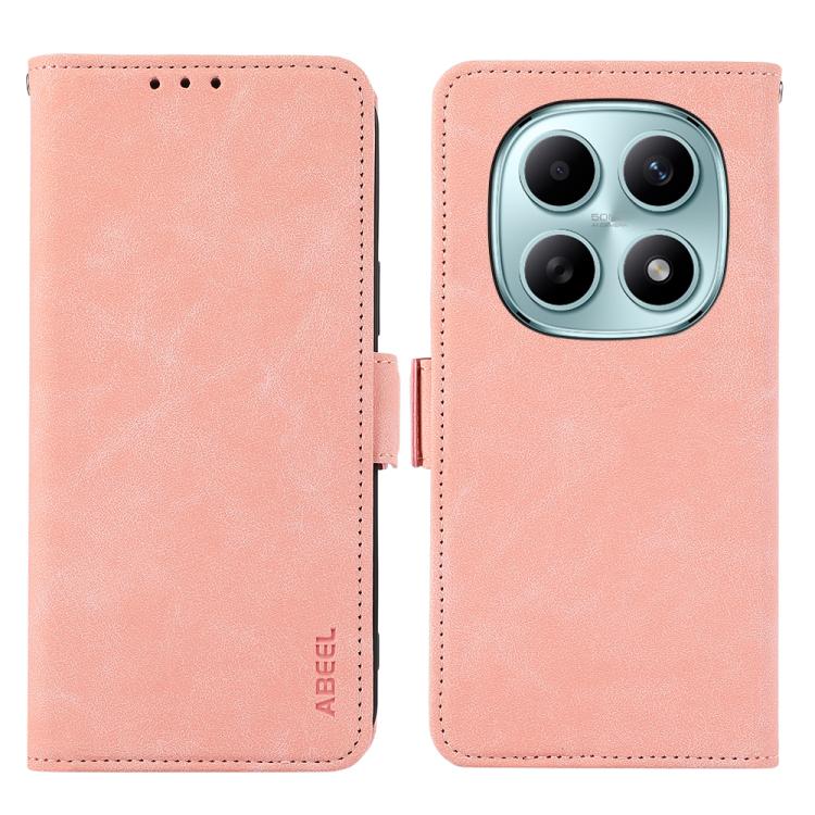 ABEEL Frosted Magnetic RFID Leather Phone Case, For Redmi Turbo 5 5G / Poco X8 Pro 5G, For Redmi Note 15 Pro+ 5G Global 163.3mm, For Redmi Note 15 5G Global 164mm, For Redmi K90 Pro Max/Poco F8 Ultra