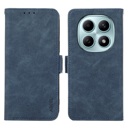ABEEL Frosted Magnetic RFID Leather Phone Case, For Redmi Turbo 5 5G / Poco X8 Pro 5G, For Redmi Note 15 Pro+ 5G Global 163.3mm, For Redmi Note 15 5G Global 164mm, For Redmi K90 Pro Max/Poco F8 Ultra