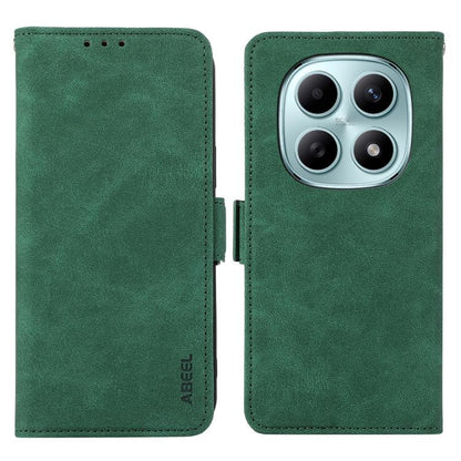 ABEEL Frosted Magnetic RFID Leather Phone Case, For Redmi Turbo 5 5G / Poco X8 Pro 5G, For Redmi Note 15 Pro+ 5G Global 163.3mm, For Redmi Note 15 5G Global 164mm, For Redmi K90 Pro Max/Poco F8 Ultra