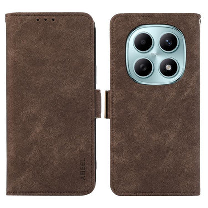 ABEEL Frosted Magnetic RFID Leather Phone Case, For Redmi Note 15 5G Global 164mm, For Redmi K90 Pro Max/Poco F8 Ultra, For Redmi Note 15 Pro 4G Global 163.2mm, For Redmi K90/Poco F8 Pro