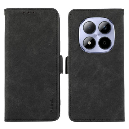 ABEEL Frosted Magnetic RFID Leather Phone Case, For Redmi Note 15 Pro 4G Global 163.2mm, For Redmi K90/Poco F8 Pro, For Redmi Note 15 Pro 5G Global 163.6mm, For Redmi 15C 5G / 4G EU 173mm
