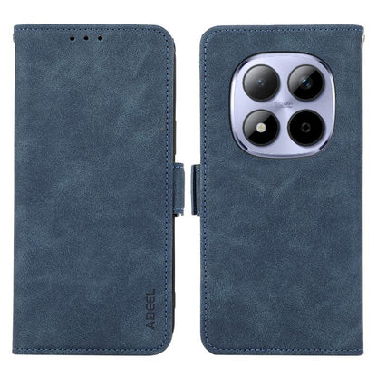 ABEEL Frosted Magnetic RFID Leather Phone Case, For Redmi Note 15 Pro 4G Global 163.2mm, For Redmi K90/Poco F8 Pro, For Redmi Note 15 Pro 5G Global 163.6mm, For Redmi 15C 5G / 4G EU 173mm