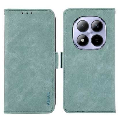 ABEEL Frosted Magnetic RFID Leather Phone Case, For Redmi Turbo 5 5G / Poco X8 Pro 5G, For Redmi Note 15 Pro+ 5G Global 163.3mm, For Redmi Note 15 5G Global 164mm, For Redmi K90 Pro Max/Poco F8 Ultra