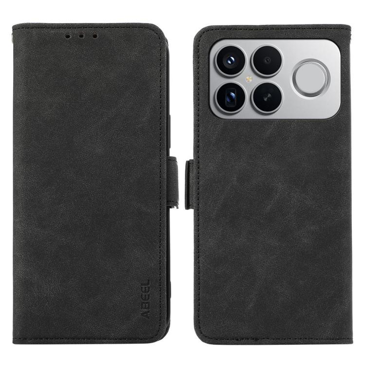 ABEEL Frosted Magnetic RFID Leather Phone Case, For Redmi Turbo 5 5G / Poco X8 Pro 5G, For Redmi Note 15 Pro+ 5G Global 163.3mm, For Redmi Note 15 5G Global 164mm, For Redmi K90 Pro Max/Poco F8 Ultra