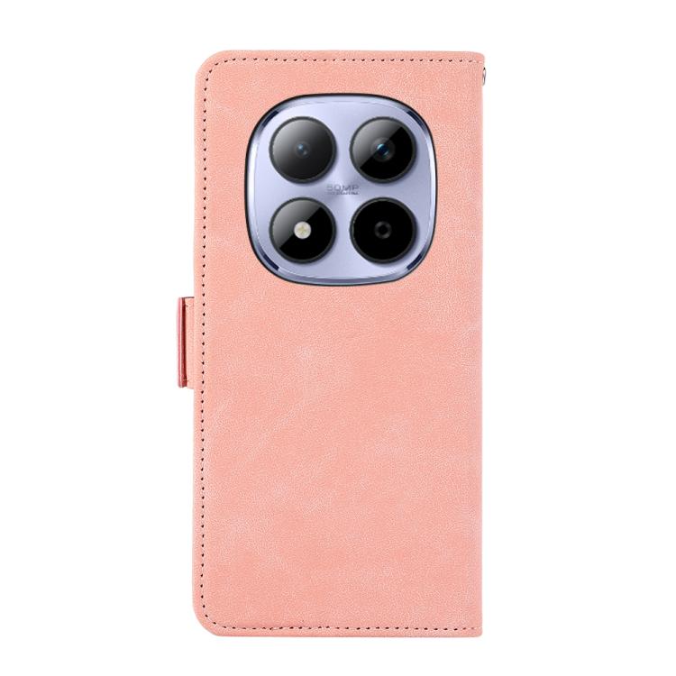 ABEEL Frosted Magnetic RFID Leather Phone Case, For Redmi Note 15 Pro 4G Global 163.2mm, For Redmi K90/Poco F8 Pro, For Redmi Note 15 Pro 5G Global 163.6mm, For Redmi 15C 5G / 4G EU 173mm