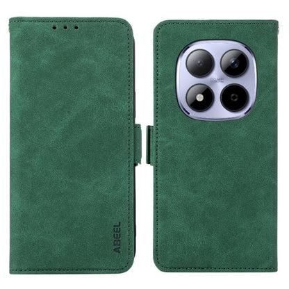 ABEEL Frosted Magnetic RFID Leather Phone Case, For Redmi Note 15 Pro 4G Global 163.2mm, For Redmi K90/Poco F8 Pro, For Redmi Note 15 Pro 5G Global 163.6mm, For Redmi 15C 5G / 4G EU 173mm