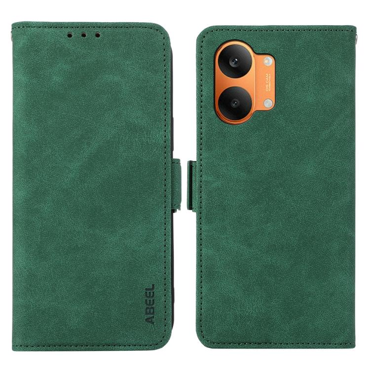 ABEEL Frosted Magnetic RFID Leather Phone Case, For Redmi 17 5G / 4G Global 170mm, For Redmi Note 17 4G Global 171mm, For Redmi A7 Pro 171mm/Poco C85x 5G, For Redmi Turbo 5 Max / Poco X8 Pro Max