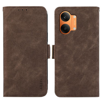ABEEL Frosted Magnetic RFID Leather Phone Case, For Redmi 17 5G / 4G Global 170mm, For Redmi Note 17 4G Global 171mm, For Redmi A7 Pro 171mm/Poco C85x 5G, For Redmi Turbo 5 Max / Poco X8 Pro Max