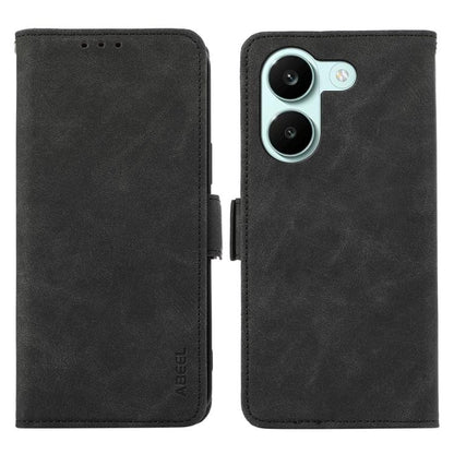 ABEEL Frosted Magnetic RFID Leather Phone Case, For Redmi Turbo 5 5G / Poco X8 Pro 5G, For Redmi Note 15 Pro+ 5G Global 163.3mm, For Redmi Note 15 5G Global 164mm, For Redmi K90 Pro Max/Poco F8 Ultra