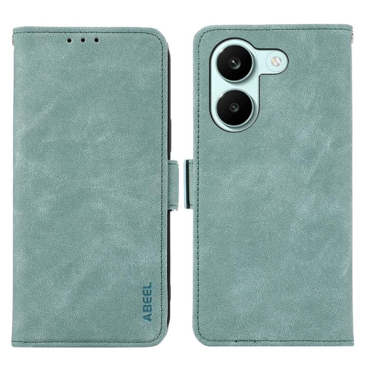 ABEEL Frosted Magnetic RFID Leather Phone Case, For Redmi Turbo 5 5G / Poco X8 Pro 5G, For Redmi Note 15 Pro+ 5G Global 163.3mm, For Redmi Note 15 5G Global 164mm, For Redmi K90 Pro Max/Poco F8 Ultra