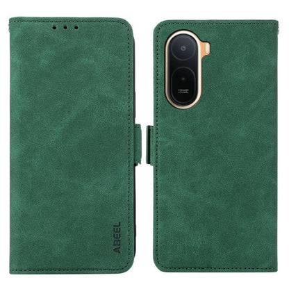 ABEEL Frosted Magnetic RFID Leather Phone Case, For Redmi 17 5G / 4G Global 170mm, For Redmi Note 17 4G Global 171mm, For Redmi A7 Pro 171mm/Poco C85x 5G, For Redmi Turbo 5 Max / Poco X8 Pro Max