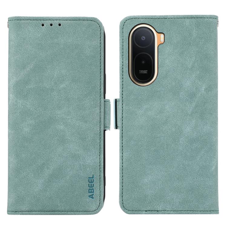 ABEEL Frosted Magnetic RFID Leather Phone Case, For Redmi A7 Pro 171mm/Poco C85x 5G, For Redmi Turbo 5 Max / Poco X8 Pro Max, For Redmi Turbo 5 5G / Poco X8 Pro 5G, For Redmi Note 15 Pro+ 5G Global 163.3mm