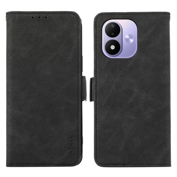 ABEEL Frosted Magnetic RFID Leather Phone Case, For Redmi 17 5G / 4G Global 170mm, For Redmi Note 17 4G Global 171mm, For Redmi A7 Pro 171mm/Poco C85x 5G, For Redmi Turbo 5 Max / Poco X8 Pro Max