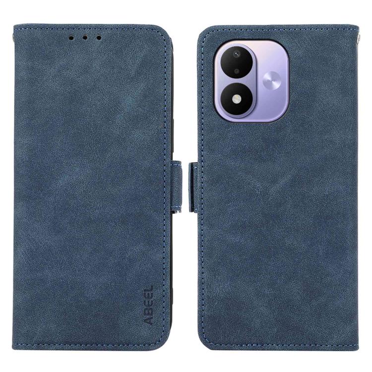ABEEL Frosted Magnetic RFID Leather Phone Case, For Redmi 17 5G / 4G Global 170mm, For Redmi Note 17 4G Global 171mm, For Redmi A7 Pro 171mm/Poco C85x 5G, For Redmi Turbo 5 Max / Poco X8 Pro Max