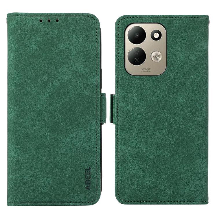 ABEEL Frosted Magnetic RFID Leather Phone Case, For Redmi 17 5G / 4G Global 170mm, For Redmi Note 17 4G Global 171mm, For Redmi A7 Pro 171mm/Poco C85x 5G, For Redmi Turbo 5 Max / Poco X8 Pro Max