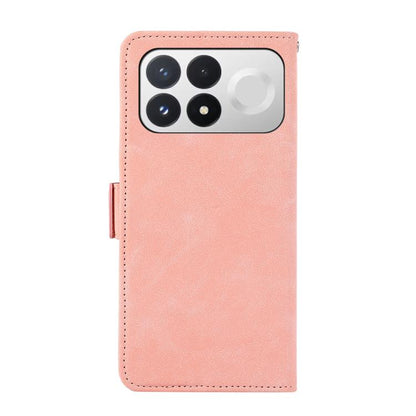 ABEEL Frosted Magnetic RFID Leather Phone Case, For Redmi K100 Pro 5G/Poco F9 Pro 5G, For Redmi 17 5G / 4G Global 170mm, For Redmi A7 Pro 171mm/Poco C85x 5G, For Redmi Turbo 5 Max / Poco X8 Pro Max