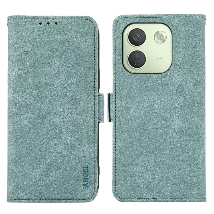 ABEEL Frosted Magnetic RFID Leather Phone Case, For Redmi Note 17 4G Global 169.7mm, For Redmi Note 17 Pro+ 5G Global 163.4mm, For Redmi Note 17 Pro 5G Global 163.5mm, For Redmi K100 Pro Max/Poco F9 Ultra 5G