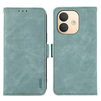 ABEEL Frosted Magnetic RFID Leather Phone Case, For Redmi Note 17 4G Global 169.7mm, For Redmi Note 17 Pro+ 5G Global 163.4mm, For Redmi Note 17 Pro 5G Global 163.5mm, For Redmi K100 Pro Max/Poco F9 Ultra 5G