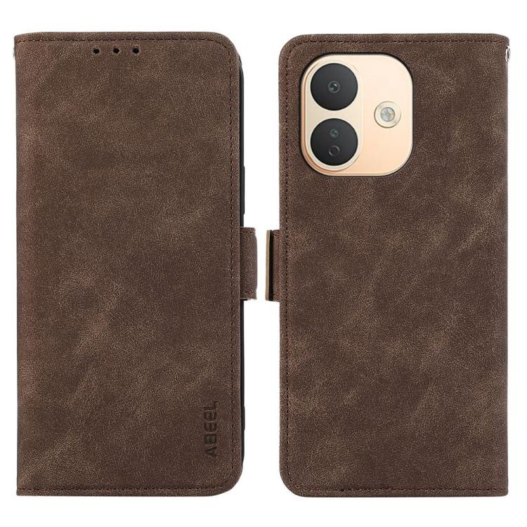 ABEEL Frosted Magnetic RFID Leather Phone Case, For Redmi Note 17 4G Global 169.7mm, For Redmi Note 17 Pro+ 5G Global 163.4mm, For Redmi Note 17 Pro 5G Global 163.5mm, For Redmi K100 Pro Max/Poco F9 Ultra 5G