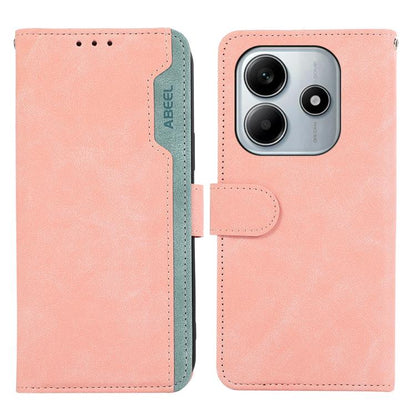 ABEEL Color Block Magnetic RFID Leather Phone Case, For Redmi K80 / K80 Pro, For Redmi Note 14 4G 164.84mm, For Redmi Turbo 4 Pro, For Redmi Turbo 4