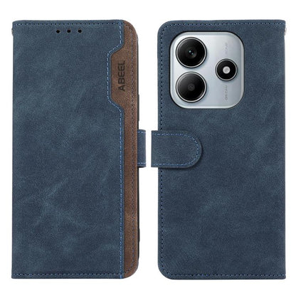 ABEEL Color Block Magnetic RFID Leather Phone Case, For Redmi K80 / K80 Pro, For Redmi Note 14 4G 164.84mm, For Redmi Turbo 4 Pro, For Redmi Turbo 4