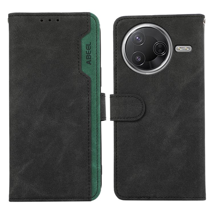 ABEEL Color Block Magnetic RFID Leather Phone Case, For Redmi A5 4G 171.7mm / Poco C71, For Redmi Note 14S 4G, For Redmi K80 / K80 Pro, For Redmi Note 14 4G 164.84mm