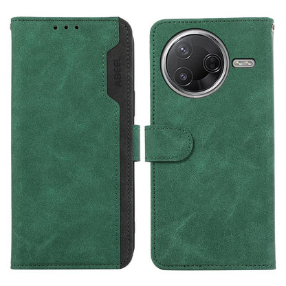 ABEEL Color Block Magnetic RFID Leather Phone Case, For Redmi K80 / K80 Pro, For Redmi Note 14 4G 164.84mm, For Redmi Turbo 4 Pro, For Redmi Turbo 4 Xiaomi Accessories - APEXEL INDIA - Mobile Lens - Mobile Camera Lens - Cellphone Accessories - Phone Lens - Smartphone Lens