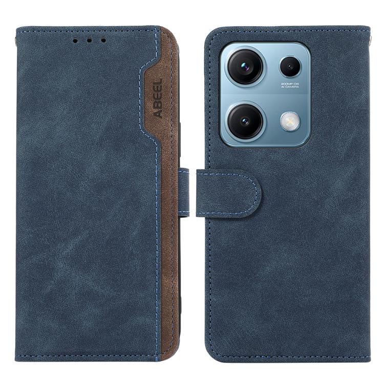 ABEEL Color Block Magnetic RFID Leather Phone Case, For Redmi A5 4G 171.7mm / Poco C71, For Redmi Note 14S 4G, For Redmi K80 / K80 Pro, For Redmi Note 14 4G 164.84mm