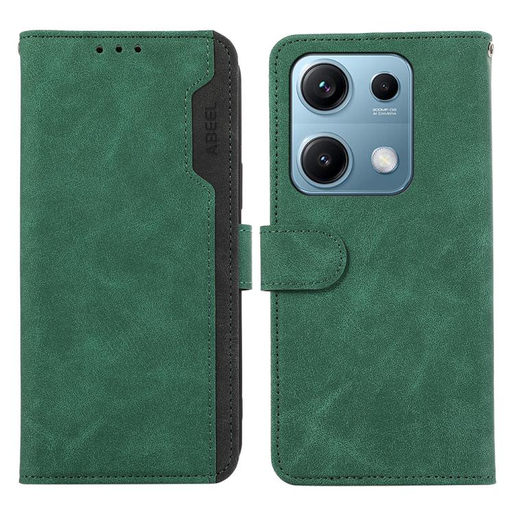 ABEEL Color Block Magnetic RFID Leather Phone Case, For Redmi A5 4G 171.7mm / Poco C71, For Redmi Note 14S 4G, For Redmi K80 / K80 Pro, For Redmi Note 14 4G 164.84mm