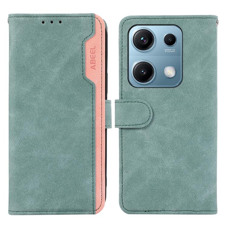 ABEEL Color Block Magnetic RFID Leather Phone Case, For Redmi A5 4G 171.7mm / Poco C71, For Redmi Note 14S 4G, For Redmi K80 / K80 Pro, For Redmi Note 14 4G 164.84mm