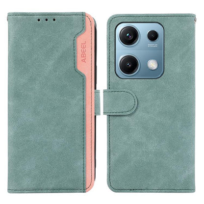 ABEEL Color Block Magnetic RFID Leather Phone Case, For Redmi A5 4G 171.7mm / Poco C71, For Redmi Note 14S 4G, For Redmi K80 / K80 Pro, For Redmi Note 14 4G 164.84mm