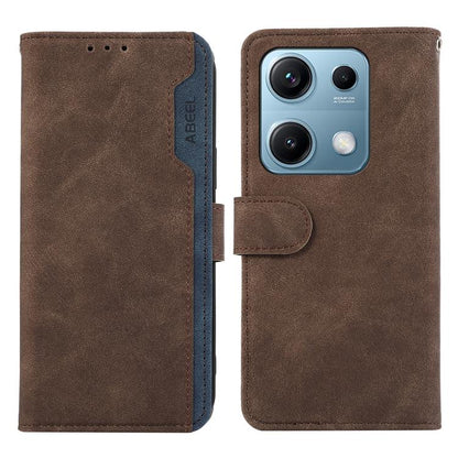 ABEEL Color Block Magnetic RFID Leather Phone Case, For Redmi A5 4G 171.7mm / Poco C71, For Redmi Note 14S 4G, For Redmi K80 / K80 Pro, For Redmi Note 14 4G 164.84mm