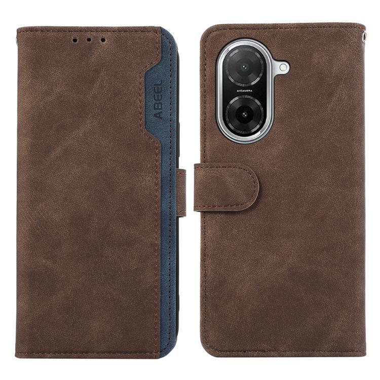 ABEEL Color Block Magnetic RFID Leather Phone Case, For Redmi A5 4G 171.7mm / Poco C71, For Redmi Note 14S 4G, For Redmi K80 / K80 Pro, For Redmi Note 14 4G 164.84mm