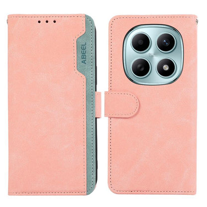 ABEEL Color Block Magnetic RFID Leather Phone Case, For Redmi Note 15 5G Global 164mm, For Redmi K90 Pro Max/Poco F8 Ultra, For Redmi Note 15 Pro 4G Global 163.2mm, For Redmi K90/Poco F8 Pro