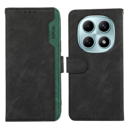 ABEEL Color Block Magnetic RFID Leather Phone Case, For Redmi Note 15 5G Global 164mm, For Redmi K90 Pro Max/Poco F8 Ultra, For Redmi Note 15 Pro 4G Global 163.2mm, For Redmi K90/Poco F8 Pro