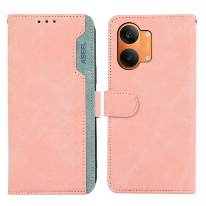 ABEEL Color Block Magnetic RFID Leather Phone Case, For Redmi 17 5G / 4G Global 170mm, For Redmi Note 17 4G Global 171mm, For Redmi A7 Pro 171mm/Poco C85x 5G, For Redmi Turbo 5 Max / Poco X8 Pro Max