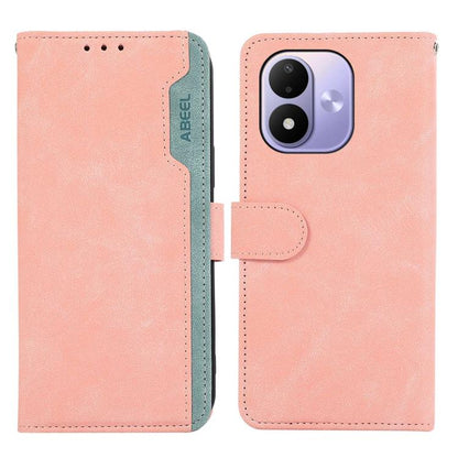 ABEEL Color Block Magnetic RFID Leather Phone Case, For Redmi 17 5G / 4G Global 170mm, For Redmi Note 17 4G Global 171mm, For Redmi A7 Pro 171mm/Poco C85x 5G, For Redmi Turbo 5 Max / Poco X8 Pro Max