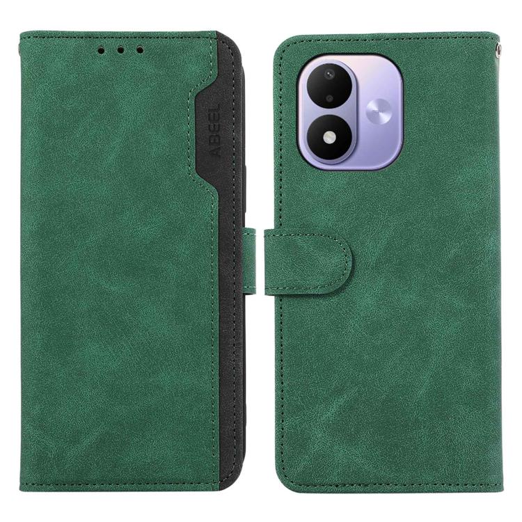 ABEEL Color Block Magnetic RFID Leather Phone Case, For Redmi 17 5G / 4G Global 170mm, For Redmi Note 17 4G Global 171mm, For Redmi A7 Pro 171mm/Poco C85x 5G, For Redmi Turbo 5 Max / Poco X8 Pro Max