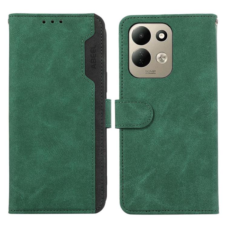 ABEEL Color Block Magnetic RFID Leather Phone Case, For Redmi 17 5G / 4G Global 170mm, For Redmi Note 17 4G Global 171mm, For Redmi A7 Pro 171mm/Poco C85x 5G, For Redmi Turbo 5 Max / Poco X8 Pro Max