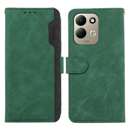 ABEEL Color Block Magnetic RFID Leather Phone Case, For Redmi 17 5G / 4G Global 170mm, For Redmi Note 17 4G Global 171mm, For Redmi A7 Pro 171mm/Poco C85x 5G, For Redmi Turbo 5 Max / Poco X8 Pro Max
