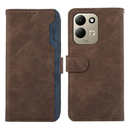 ABEEL Color Block Magnetic RFID Leather Phone Case, For Redmi 17 5G / 4G Global 170mm, For Redmi Note 17 4G Global 171mm, For Redmi A7 Pro 171mm/Poco C85x 5G, For Redmi Turbo 5 Max / Poco X8 Pro Max
