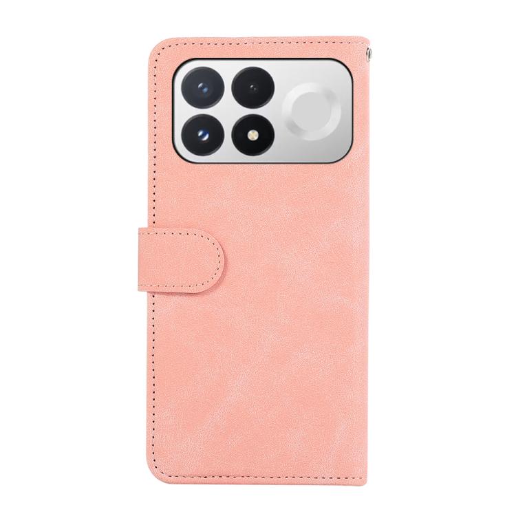 ABEEL Color Block Magnetic RFID Leather Phone Case, For Redmi K100 Pro 5G/Poco F9 Pro 5G, For Redmi 17 5G / 4G Global 170mm, For Redmi A7 Pro 171mm/Poco C85x 5G, For Redmi Turbo 5 Max / Poco X8 Pro Max
