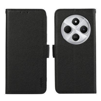 ABEEL Side-Magnetic Litchi Pattern Leather RFID Phone Case, For Redmi Note 14S 4G, For Redmi K80 / K80 Pro, For Redmi Note 14 4G 164.84mm, For Redmi Turbo 4, For Redmi 14C 4G Xiaomi Accessories - APEXEL INDIA - Mobile Lens - Mobile Camera Lens - Cellphone Accessories - Phone Lens - Smartphone Lens