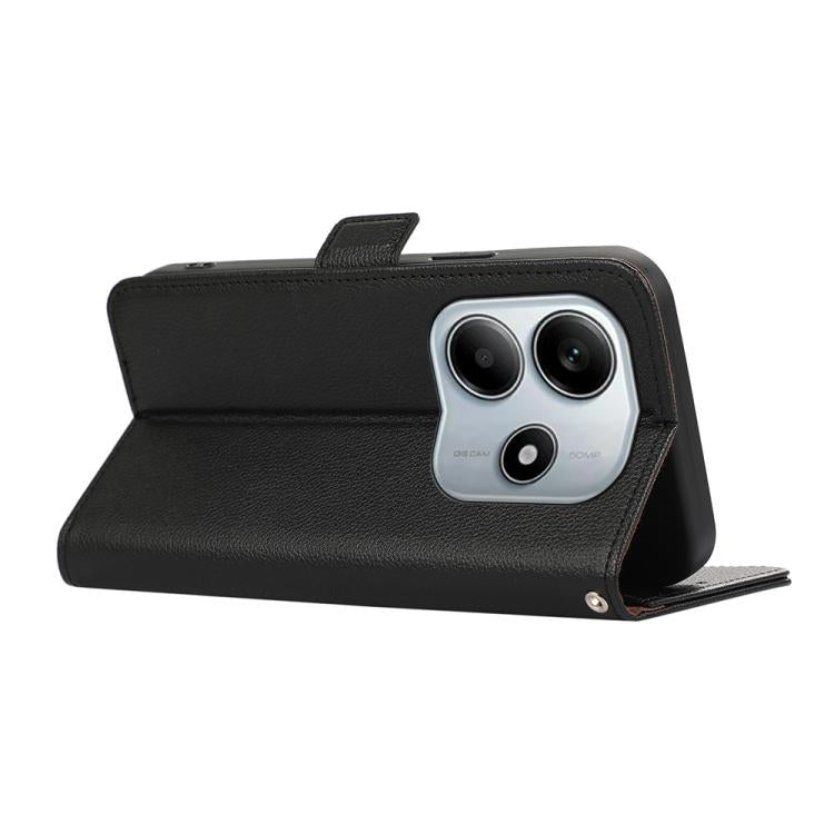 ABEEL Side-Magnetic Litchi Pattern Leather RFID Phone Case engabe6016 Xiaomi Accessories - APEXEL INDIA - Mobile Lens - Mobile Camera Lens - Cellphone Accessories - Phone Lens - Smartphone Lens